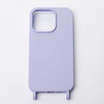 Силиконовый чехол CORD для iPhone 15 фиалковый