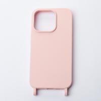 Силиконовый чехол CORD для iPhone 15 Pro Max розовый