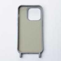 Силиконовый чехол CORD для iPhone 15 Pro серый