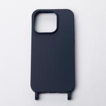 Силиконовый чехол CORD для iPhone 15 темно-синий