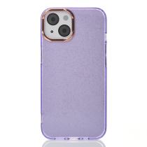 Силиконовый чехол DARK GLITTER для iPhone 13 фиолетовый