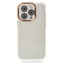 Силиконовый чехол DARK GLITTER для iPhone 14 Pro Max прозрачный