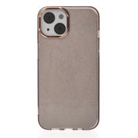 Силиконовый чехол DARK GLITTER для iPhone 15 черный