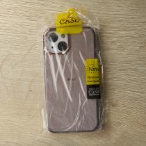 Силиконовый чехол DARK GLITTER для iPhone 15 Plus черный