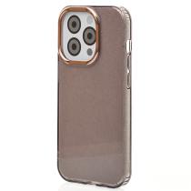 Силиконовый чехол DARK GLITTER для iPhone 15 Pro черный