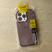 Силиконовый чехол DARK GLITTER для iPhone 15 Pro черный