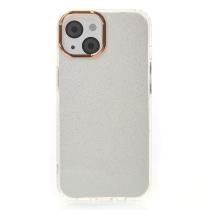 Силиконовый чехол DARK GLITTER для iPhone 15 прозрачный