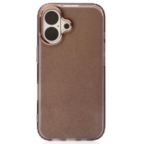 Силиконовый чехол DARK GLITTER для iPhone 16 черный