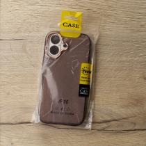 Силиконовый чехол DARK GLITTER для iPhone 16 Plus черный