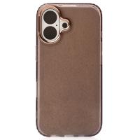 Силиконовый чехол DARK GLITTER для iPhone 16 Plus черный