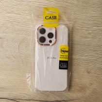 Силиконовый чехол DARK GLITTER для iPhone 16 Pro Max прозрачный