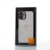 Пластиковый чехол GLITTER для iPhone 12 черный