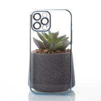 Пластиковый чехол GLITTER для iPhone 12 Pro синий