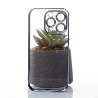 Пластиковый чехол GLITTER для iPhone 13 Pro Max синий