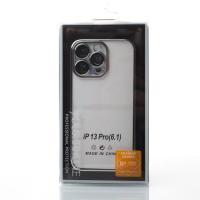 Пластиковый чехол GLITTER для iPhone 13 Pro серебряный