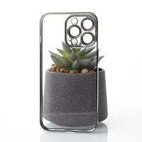 Пластиковый чехол GLITTER для iPhone 13 Pro зеленый