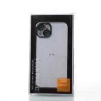 Пластиковый чехол GLITTER для iPhone 13 зеленый