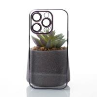 Пластиковый чехол GLITTER для iPhone 14 Pro фиолетовый