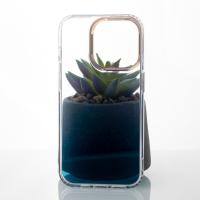 Силиконовый чехол GRADIENT для iPhone 13 Pro Max синий