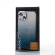 Силиконовый чехол GRADIENT для iPhone 13 синий