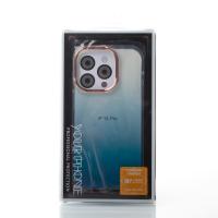 Силиконовый чехол GRADIENT для iPhone 14 Pro синий