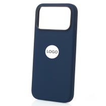 Силиконовый чехол Lux Colors с поддержкой MagSafe для iPhone 17 Pro Max (AI) Midnight