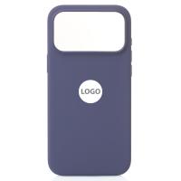 Силиконовый чехол Lux Colors с поддержкой MagSafe для iPhone 17 Pro Max (AI) Purple Fog