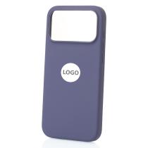 Силиконовый чехол Lux Colors с поддержкой MagSafe для iPhone 17 Pro Max (AI) Purple Fog