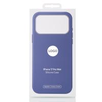 Силиконовый чехол Lux Colors с поддержкой MagSafe для iPhone 17 Pro Max (AI) Purple Fog