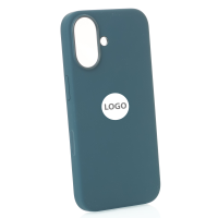 Силиконовый чехол Lux Colors с поддержкой MagSafe для iPhone 16 (AI) Lake Green