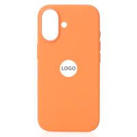 Силиконовый чехол Lux Colors с поддержкой MagSafe для iPhone 17 (AI) Orange