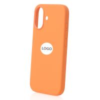 Силиконовый чехол Lux Colors с поддержкой MagSafe для iPhone 17 (AI) Orange