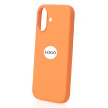 Силиконовый чехол Lux Colors с поддержкой MagSafe для iPhone 17 (AI) Orange