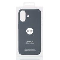 Силиконовый чехол Lux Colors с поддержкой MagSafe для iPhone 17 (AI) Black