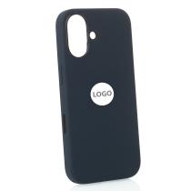 Силиконовый чехол Lux Colors с поддержкой MagSafe для iPhone 17 (AI) Black