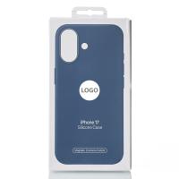 Силиконовый чехол Lux Colors с поддержкой MagSafe для iPhone 17 (AI) Anchor Blue