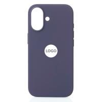 Силиконовый чехол Lux Colors с поддержкой MagSafe для iPhone 17 (AI) Purple Fog