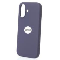 Силиконовый чехол Lux Colors с поддержкой MagSafe для iPhone 17 (AI) Purple Fog