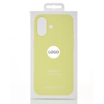 Силиконовый чехол Lux Colors с поддержкой MagSafe для iPhone 17 (AI) Neon Yellow