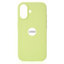 Силиконовый чехол Lux Colors с поддержкой MagSafe для iPhone 17 (AI) Neon Yellow