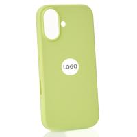 Силиконовый чехол Lux Colors с поддержкой MagSafe для iPhone 17 (AI) Neon Yellow
