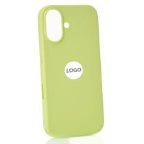 Силиконовый чехол Lux Colors с поддержкой MagSafe для iPhone 17 (AI) Neon Yellow