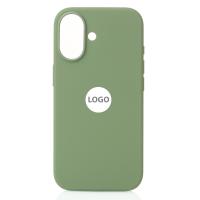 Силиконовый чехол Lux Colors с поддержкой MagSafe для iPhone 17 (AI) Light Moss