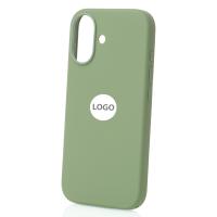 Силиконовый чехол Lux Colors с поддержкой MagSafe для iPhone 17 (AI) Light Moss