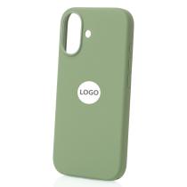 Силиконовый чехол Lux Colors с поддержкой MagSafe для iPhone 17 (AI) Light Moss