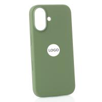 Силиконовый чехол Lux Colors с поддержкой MagSafe для iPhone 17 (AI) Light Moss
