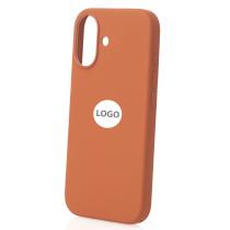 Силиконовый чехол Lux Colors с поддержкой MagSafe для iPhone 17 (AI) Terra Cotta