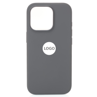 Силиконовый чехол Lux Colors с поддержкой MagSafe для iPhone 16 Pro (AI) Stone Gray