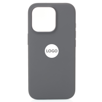 Силиконовый чехол Lux Colors с поддержкой MagSafe для iPhone 16 Pro (AI) Stone Gray