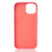 Силиконовый чехол Lux Colors с поддержкой MagSafe для iPhone 15 Pink